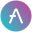 logo kryptowaluty Aave