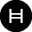logo kryptowaluty Hedera Hashgraph